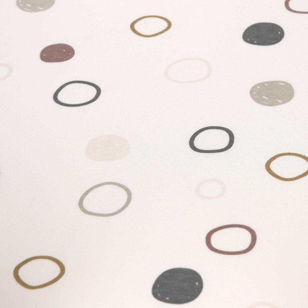 Lässig Babydecke - Bio Baumwolle, Circles Offwhite Begrenzt auf 3 Tage