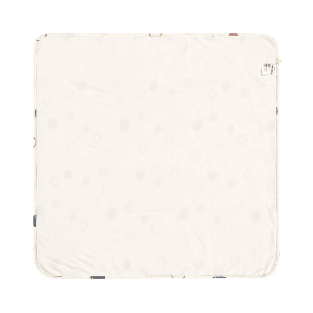 Lässig Babydecke - Bio Baumwolle, Circles Offwhite Begrenzt auf 3 Tage