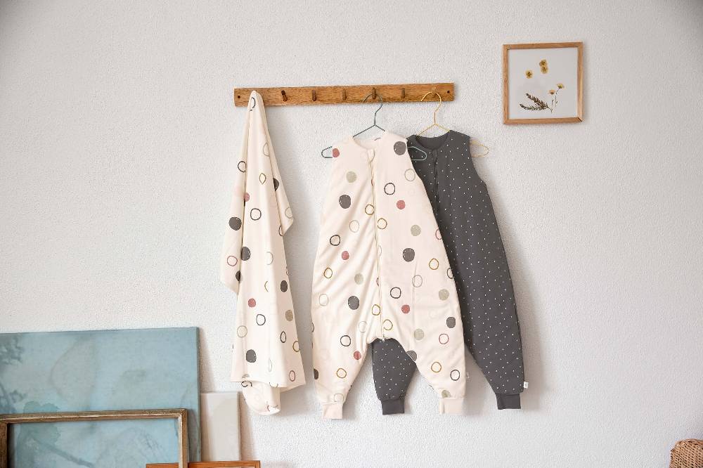 Lässig Babydecke - Bio Baumwolle, Circles Offwhite Begrenzt auf 3 Tage