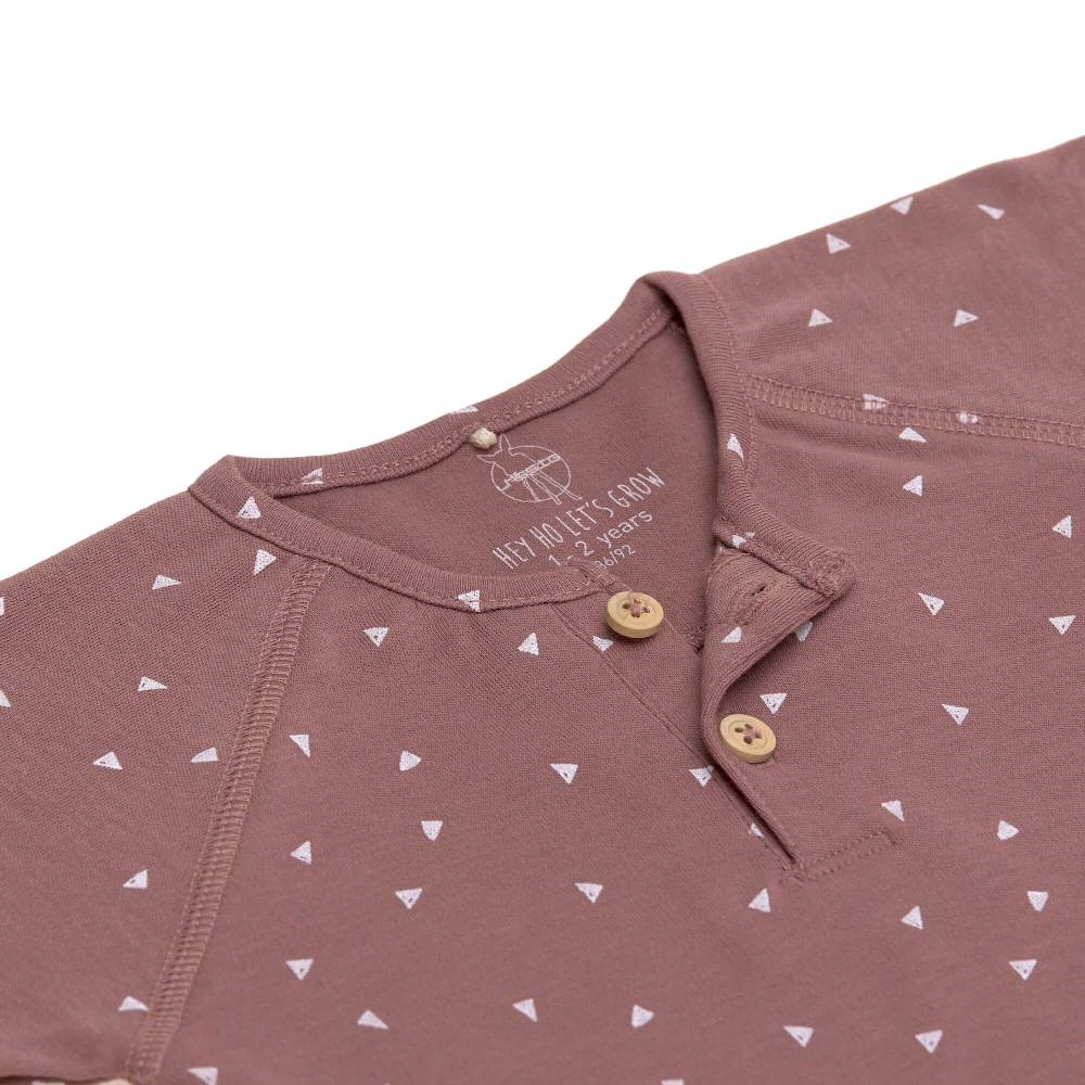 Lässig Baby Langarmshirt - Bio Baumwolle, Triangle, Cinnamon Rabatte dieses Monats