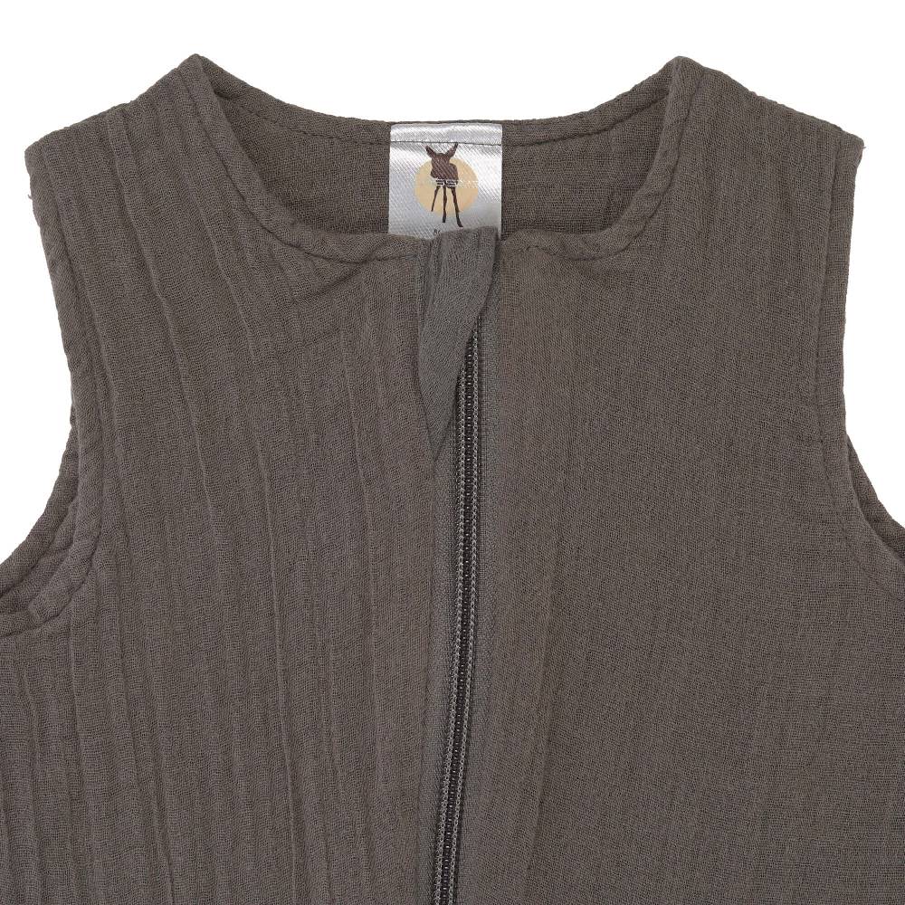 Lässig Baby Sommerschlafsack Tog 1 - Bio Baumwolle, Anthrazit Auslauf