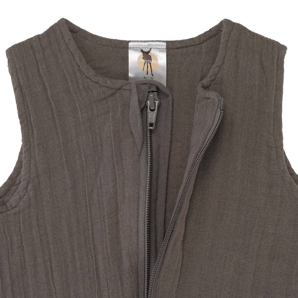 Lässig Baby Sommerschlafsack Tog 1 - Bio Baumwolle, Anthrazit Auslauf