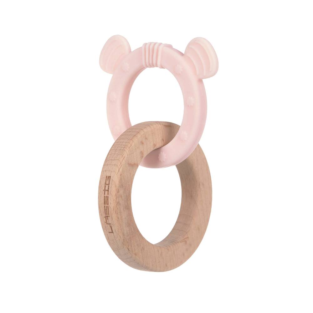 Lässig Holz Greifling mit Beißhilfe - Teether, Little Chums Mouse