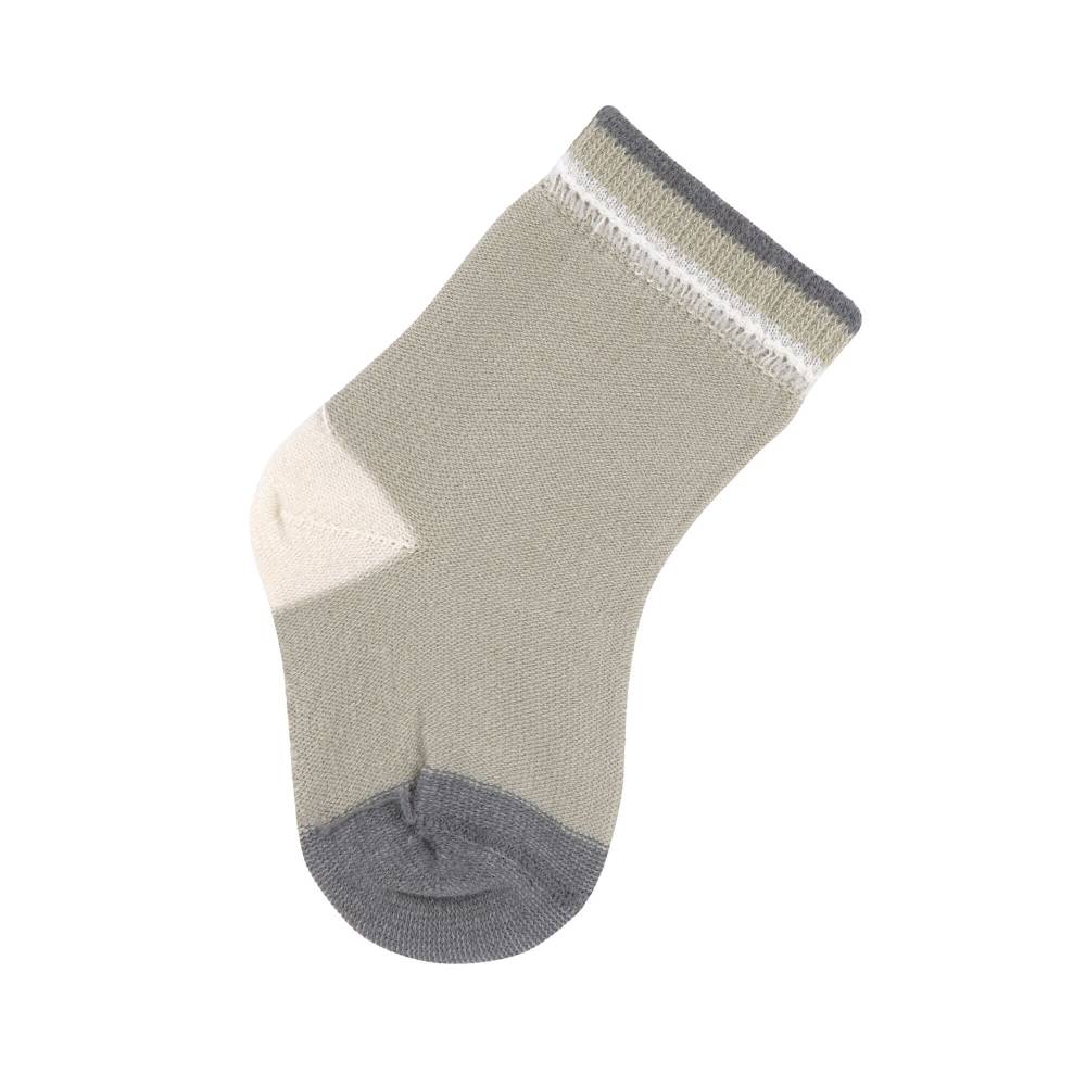 Lässig Kinder Socken (3er-Set), Anthrazit Oliv im Angebot