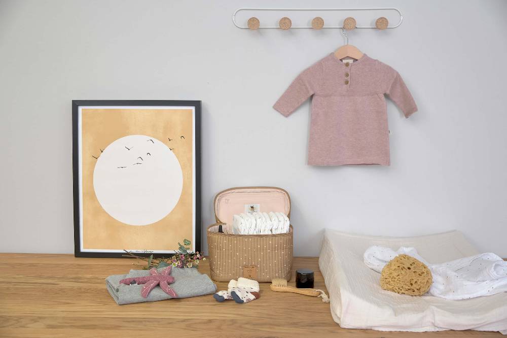 Lässig Babykleid - Strick Bio-Baumwolle, Rosa Blitzverkäufe