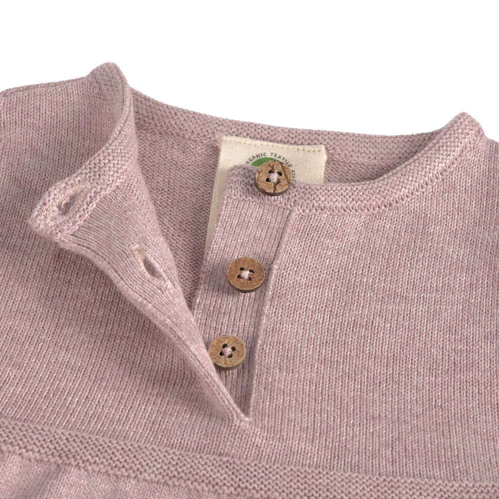 Lässig Babykleid - Strick Bio-Baumwolle, Rosa Blitzverkäufe