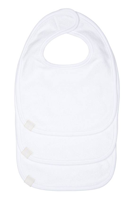 Lässig Lätzchen Neugeborene Bib Newborn, White