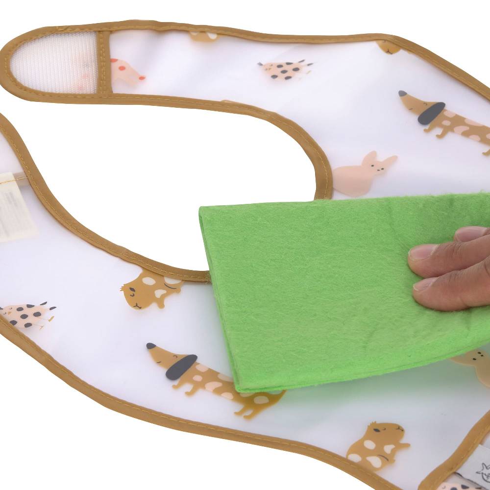 Lässig Lätzchen mit Auffangschutz (2 Stk) - Abwaschbar, Little Mateys Spicy Orange Fabrikpreis