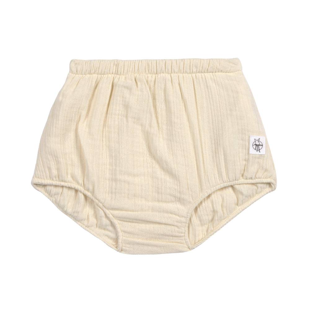 Lässig Musselin Baby Hose - Bio Baumwolle, Hellgelb