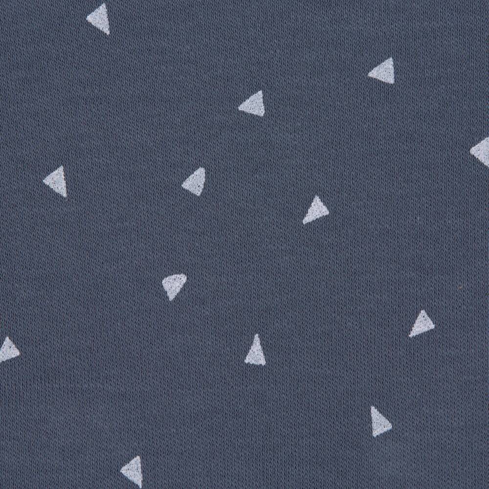 Lässig Babymütze - Bio Baumwolle, Dreiecke, Blau Versandkostenfrei