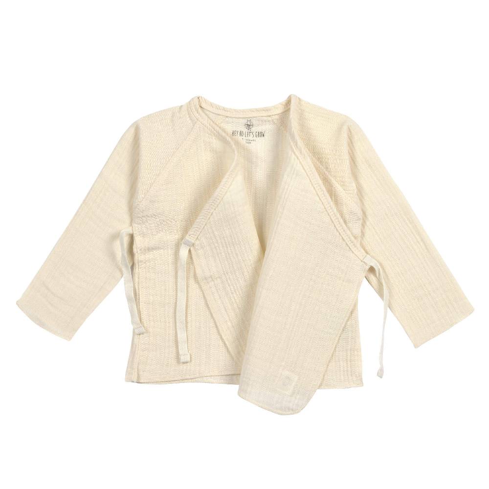 Lässig Musselin Wickelshirt - Bio Baumwolle, Hellgelb Online Shopping