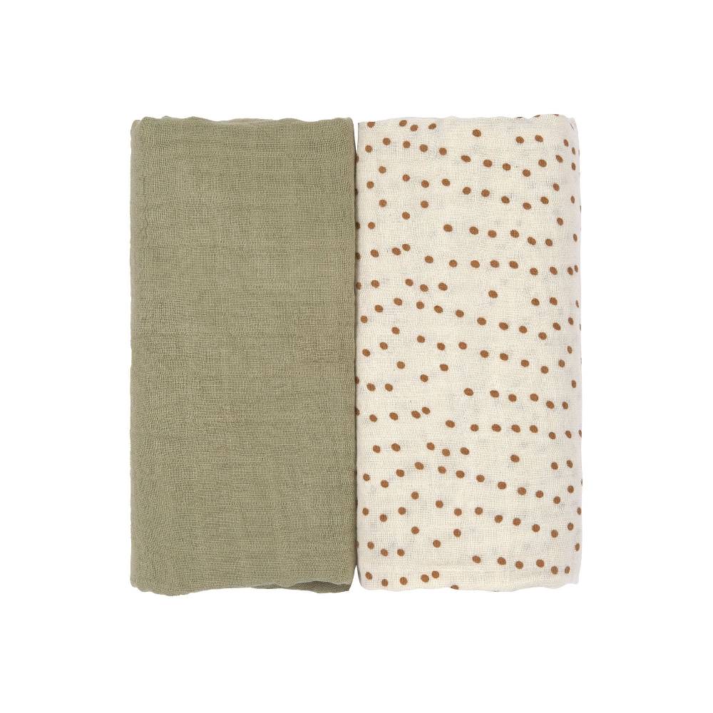 Lässig Mulltücher 2er Set L, Karamell Weihnachtsangebot