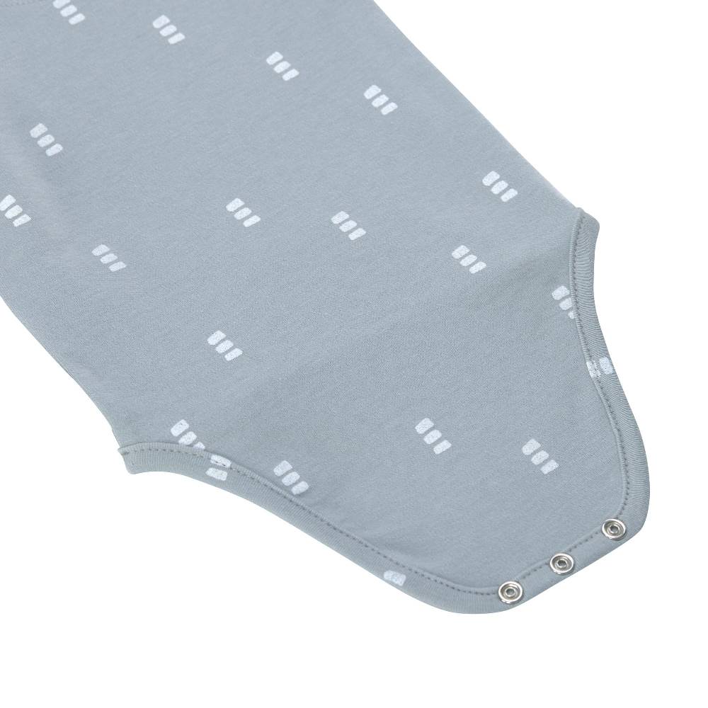 Lässig Baby Body langarm - Bio Baumwolle, Blocks, Hellblau Jubiläumsangebot