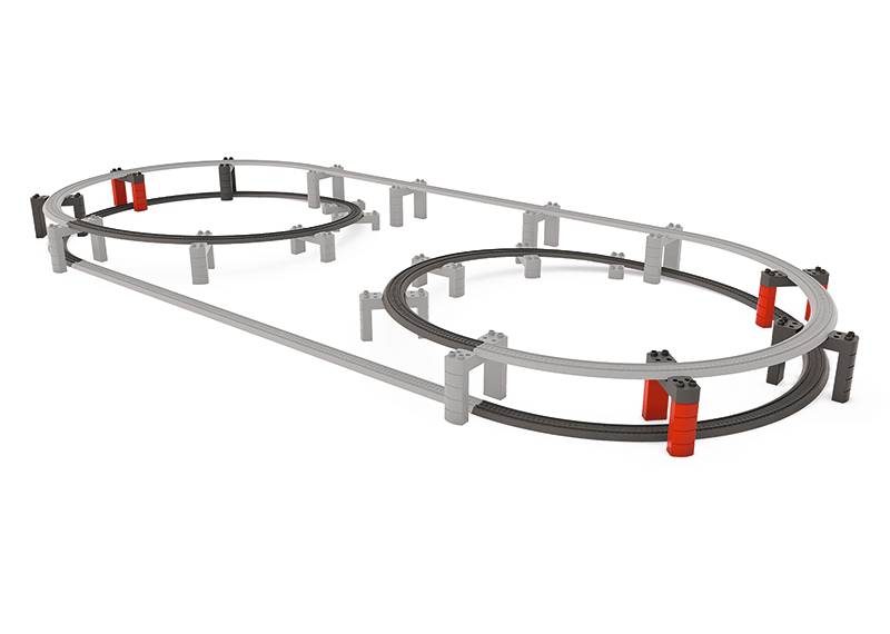 Märklin Märklin my world - Kunststoffgleis-Ergänzungspackung Gleiswendel Nur für heute