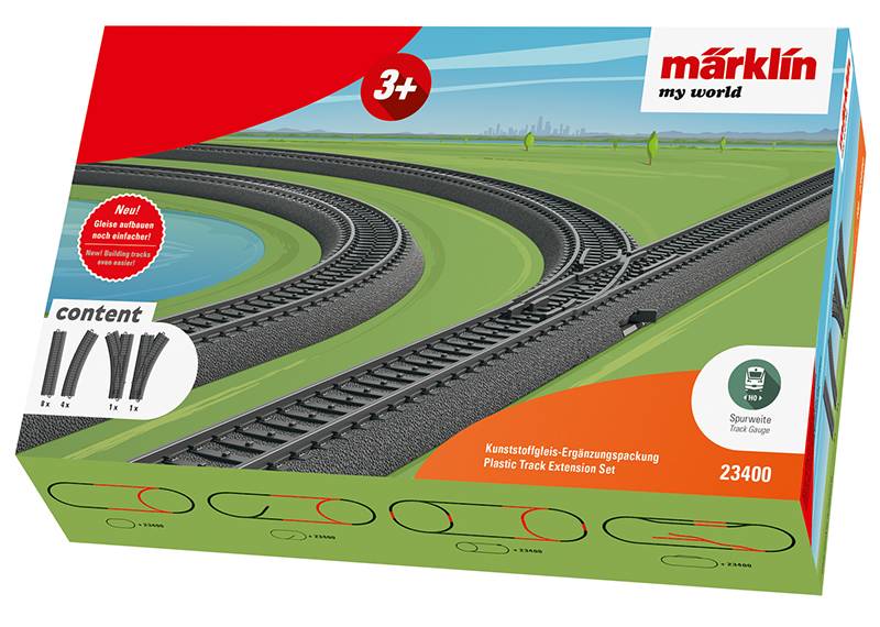 Märklin Märklin my world - Kunststoffgleis-Ergänzungspackung Vierteljährliche Förderung