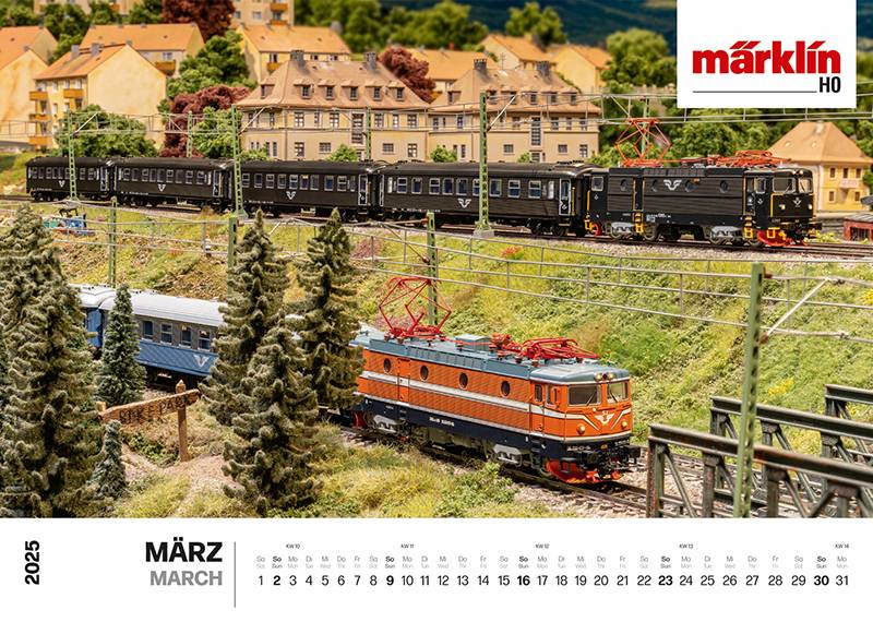 Märklin Märklin-/Trix-Wandkalender 2025 2025