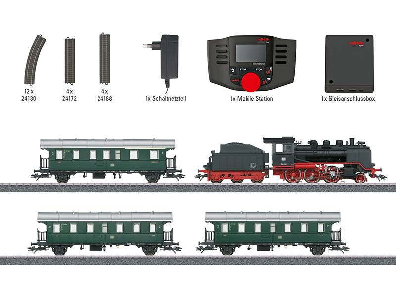 Märklin Digital-Startpackung "Nebenbahn mit BR 24" Heißer Verkauf