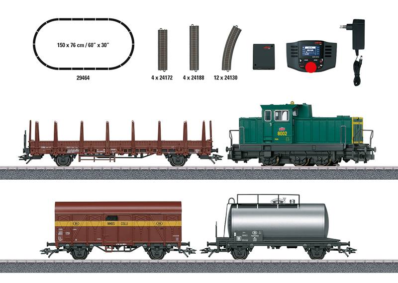 Märklin Digital-Startpackung "Belgischer Güterzug mit Serie 8000" Neuheiten