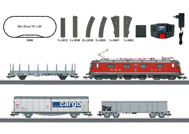 Märklin Digital-Startpackung "Schweizer Güterzug mit Re 620" Räumungsverkauf
