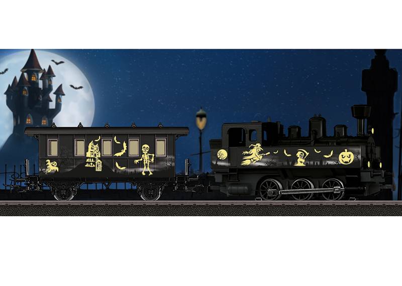 Märklin Märklin Start up - Dampflokomotive Halloween - Glow in the Dark Bis zu 60% Rabatt