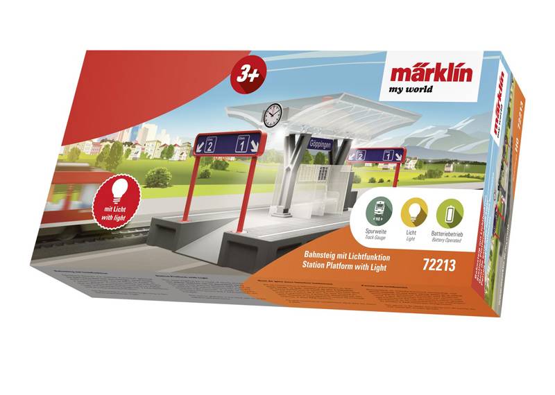 Märklin Märklin my world - Bahnsteig mit Lichtfunktion Zeitbegrenzte Promotion