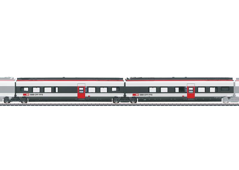 Märklin Ergänzungswagen-Set 1 zum RABe 501 Giruno