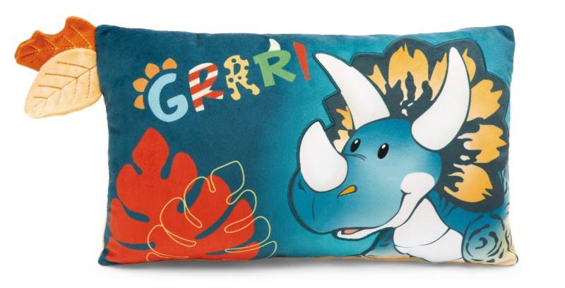 NICI Rechteckiges Kissen Dino Cerastupsy NICI GREEN