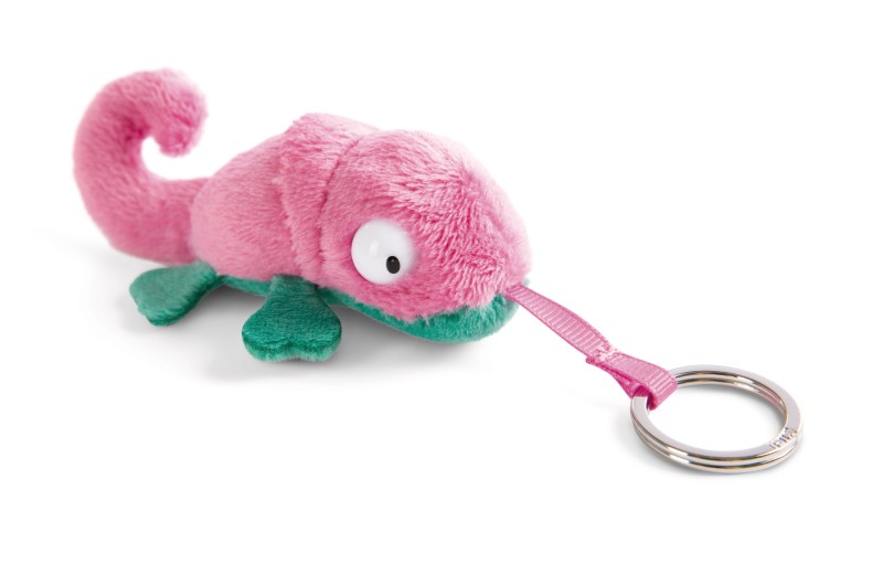 NICI Schlüsselanhänger Pinkes Chamäleon Candymon NICI GREEN