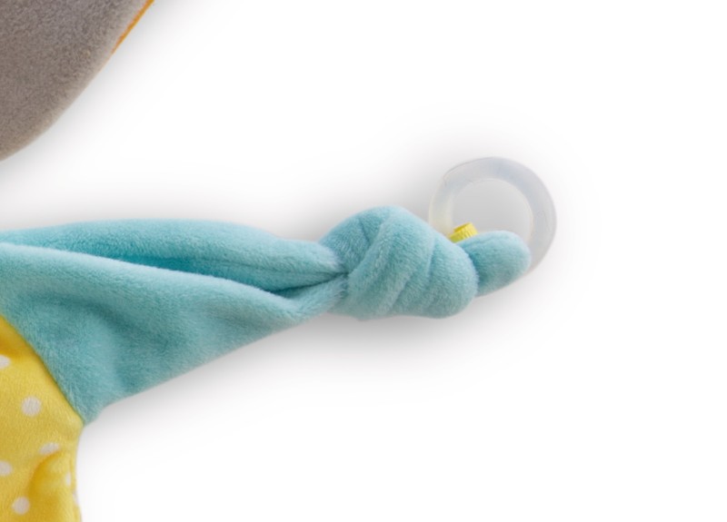 NICI Schmusetuch Esel mit Beißring und Schnullerbefestigung Räumungsverkauf