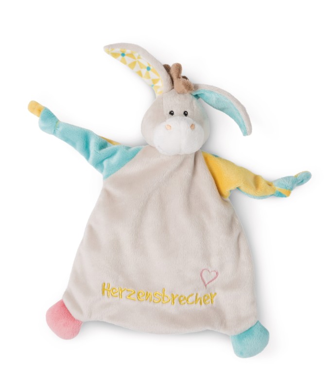 NICI Schmusetuch Esel "Herzensbrecher"