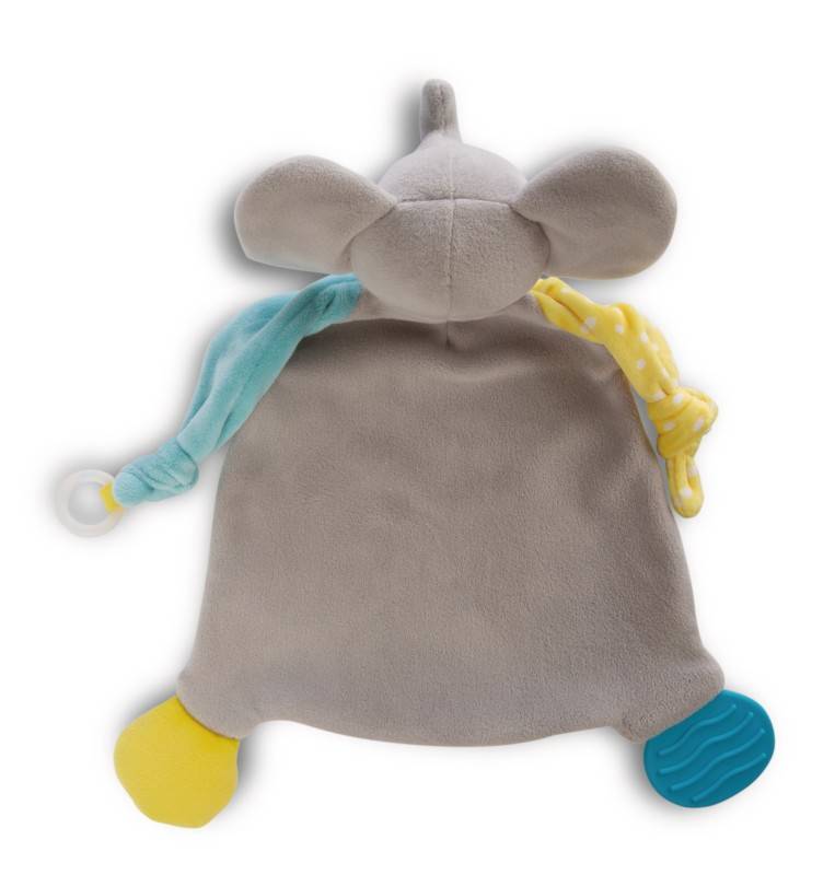 NICI Schmusetuch Elefant mit Beißring und Schnullerbefestigung Wochenangebot