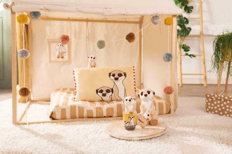 NICI Schlüsselanhänger Erdmännchen NICI GREEN Nur für heute