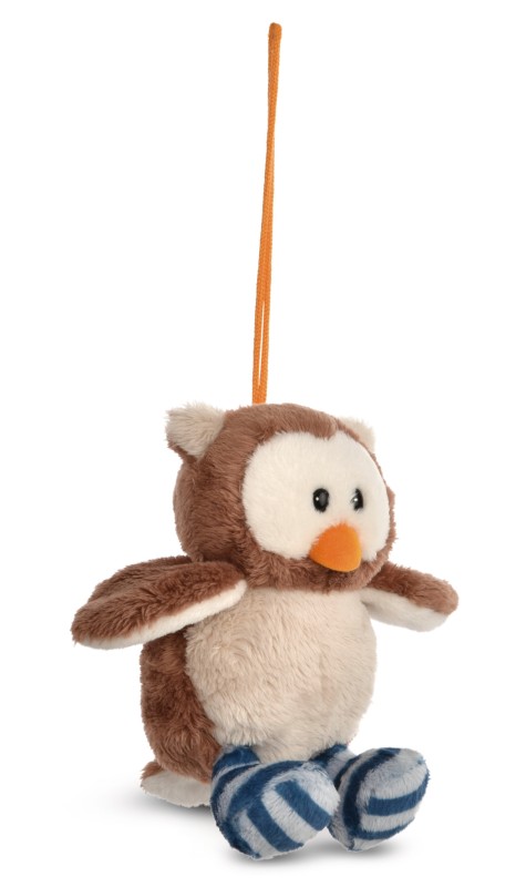 NICI Wendekuscheltier Eule Oscar gelb mit Loop NICI GREEN Nur noch ein Tag übrig