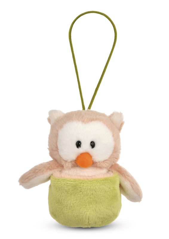 NICI Wendekuscheltier Eule Owluna grün mit Loop NICI GREEN