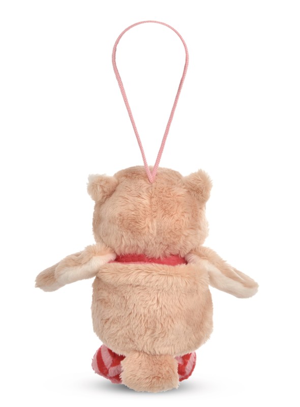 NICI Wendekuscheltier Eule Owluna rosa mit Loop NICI GREEN Kostenloser Versand international