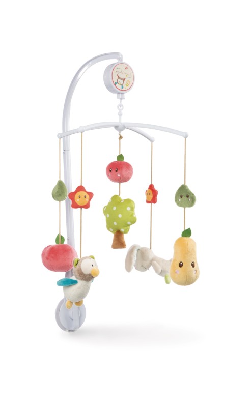 NICI Musik-Mobile Hase und Eule in Geschenkverpackung