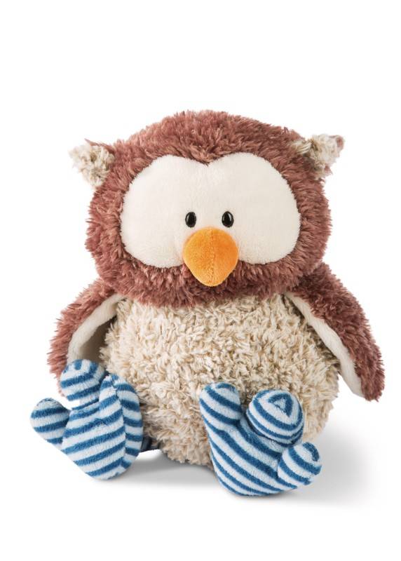 NICI Kuscheltier Eule Oscar mit drehbarem Kopf