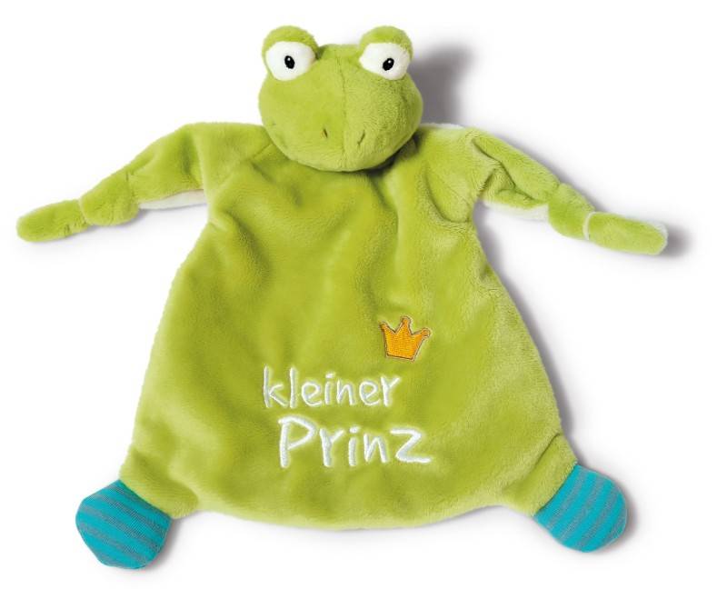 NICI Schmusetuch Frosch "kleiner Prinz"