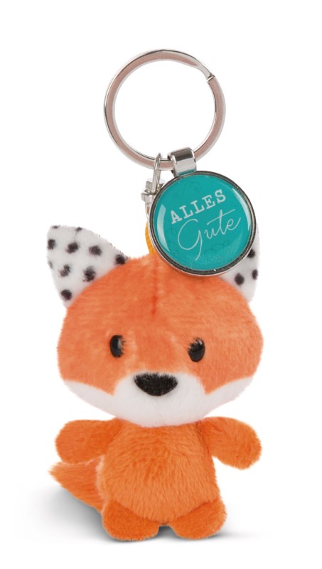 NICI Schlüsselanhänger Fuchs mit Anhänger 'Alles Gute' Heißer Verkauf