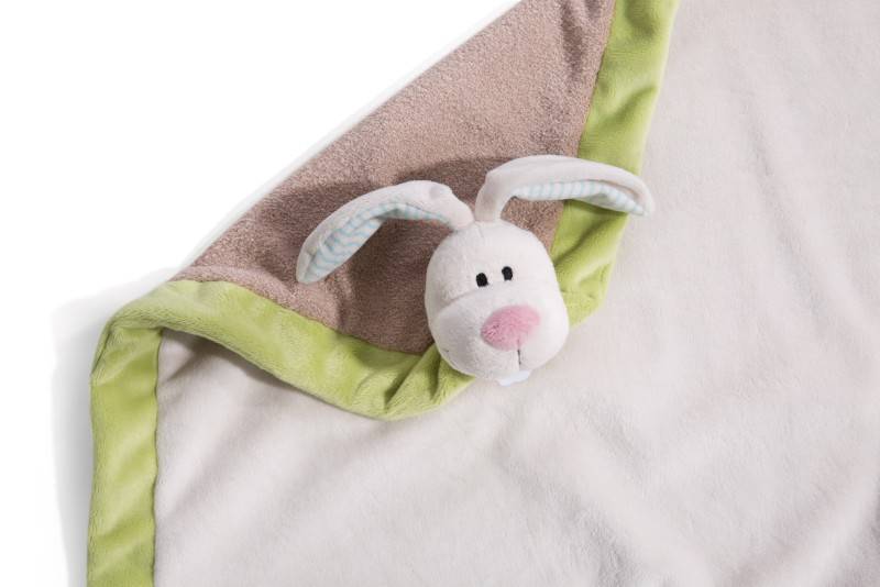 NICI Baby Kuscheldecke mit Schmuse-Hase Super Sparpreis