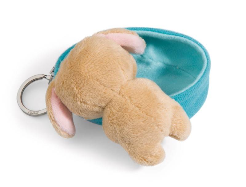 NICI Schlüsselanhänger Sleeping Pets Hund karamell 50% Rabatt mit kostenlosem Versand