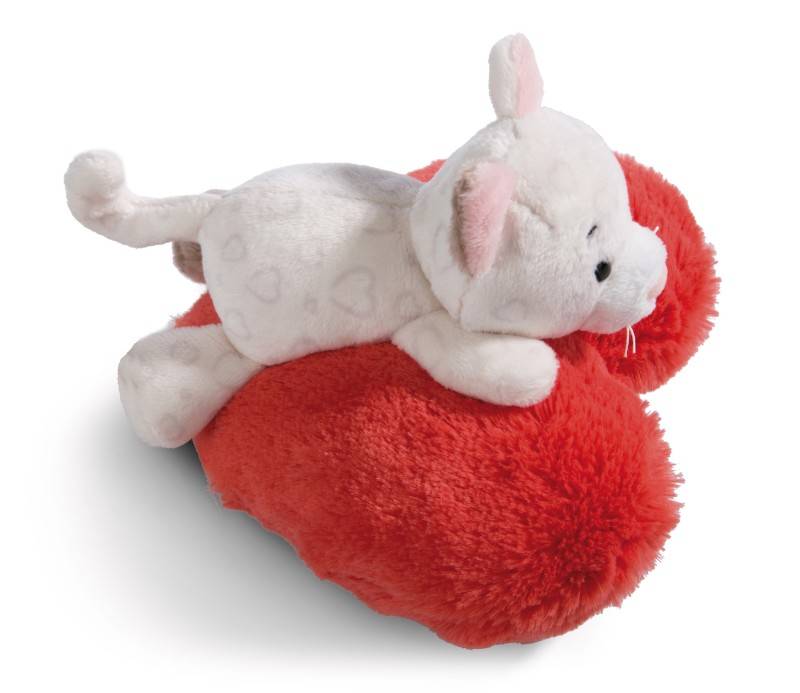 NICI Kuscheltier Love Katze auf Herz liegend NICI GREEN Günstig kaufen