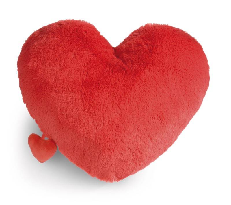 NICI Herzförmiges Kissen Love Katze NICI GREEN Begrenztes Angebot