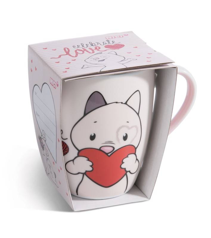 NICI Tasse Katze "Celebrate Love" Exklusivangebot