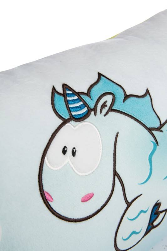 NICI Rechteckiges Kissen Einhorn Aquario NICI GREEN Discount Store für neue Produkte