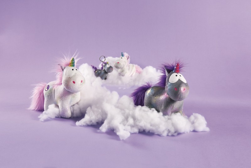 NICI Schlüsselanhänger Einhorn Star Bringer NICI GREEN Kostenloser Versand