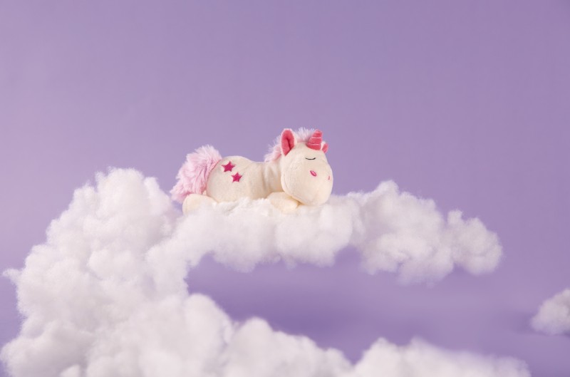 NICI Liegendes Kuscheltier Schlafeinhorn Theodor auf Wolke NICI GREEN Günstig kaufen