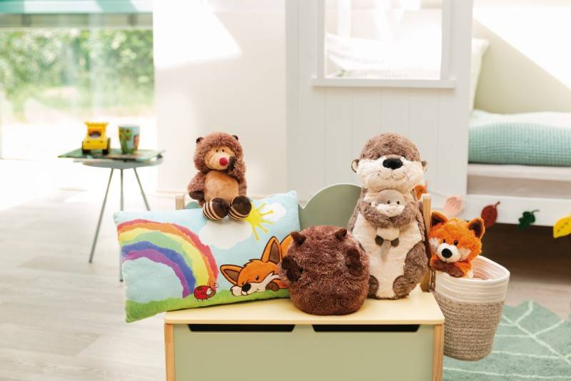 NICI Figürliches Kissen Otter Oda & Odalina Forest Friends NICI GREEN Exklusivangebot