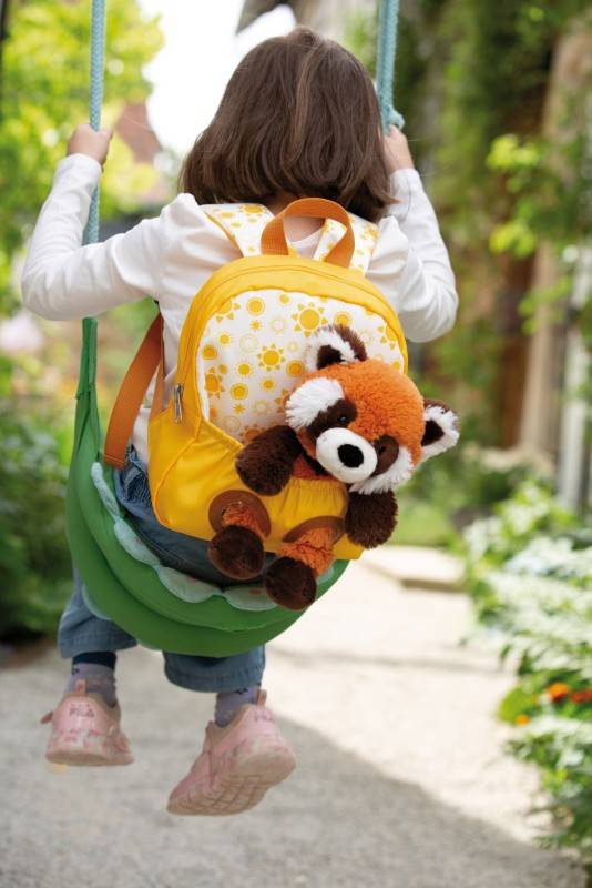 NICI Rucksack mit Roter Panda Plüschtier Black Friday
