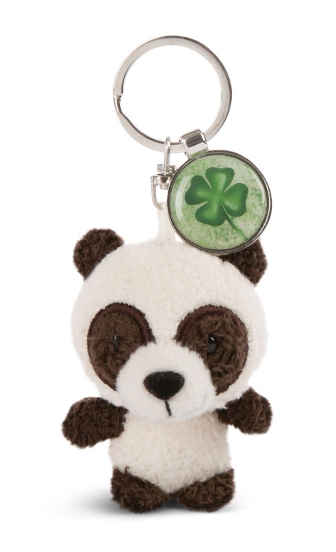 NICI Schlüsselanhänger Panda mit Anhänger 'Kleeblatt' Valentinstagsangebot